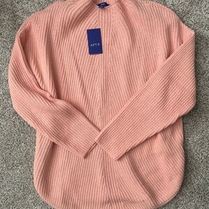 NWT Apt. 9 Women's Soft Pink Crewneck Sweater